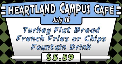 Heartland Community College Campus Cafe Daily Special Design