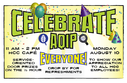 Heartland Community College Academic Quality Improvement Program (AQIP) Celebration Flyer (2007)