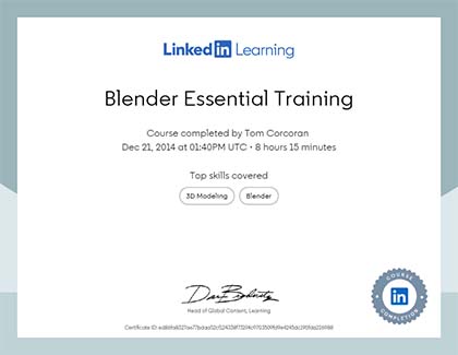 Lynda.com Blender Essential Training Course (2014)