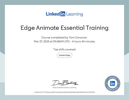 Lynda.com Creating an Animated Infographic with Edge Animate Course (2013)