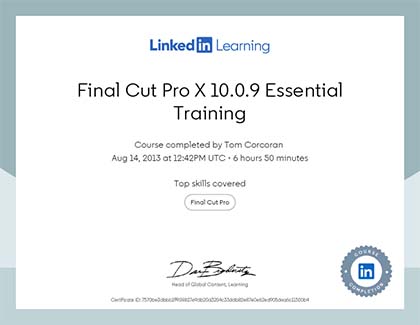 Lynda.com Final Cut Pro X 10.0.9 Essential Training Course (2013)