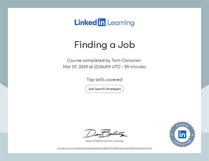 LinkedIn Learning Finding a Job Course (2018)