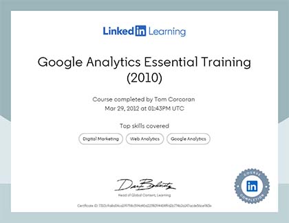 Lynda.com Google Analytics Essential Training Course (2012)