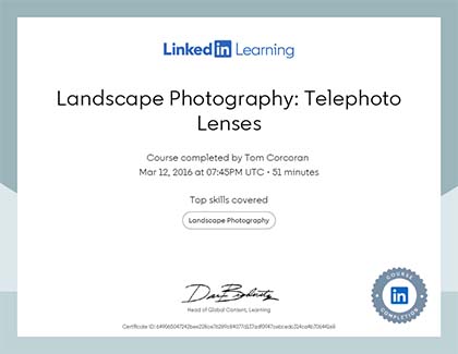 Lynda.com Landscape Photography: Telephoto Lenses Course (2016)