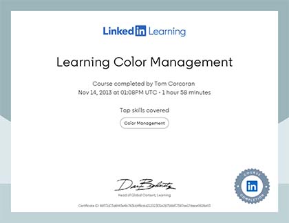 Lynda.com Learning Color Management Course (2013)