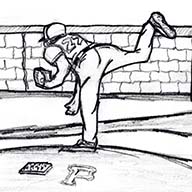Matt Carpenter At Bat for the Cardinals against the Pirates Illustration