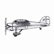 Lockheed Vega Aircraft Illustration