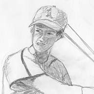 Stan Musial Baseball Illustration